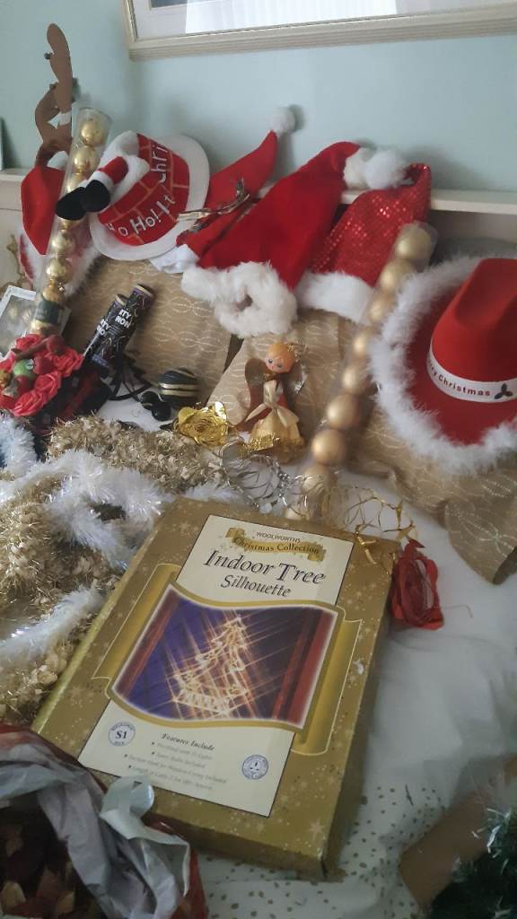 Christmas trees plus extras job lot