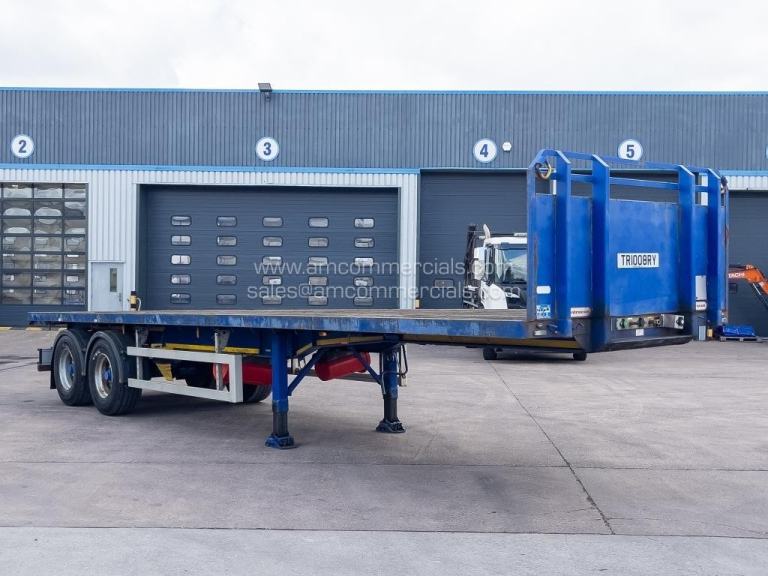 MONTRACON URBAN FLATBED TANDEM AXLE TRAILER