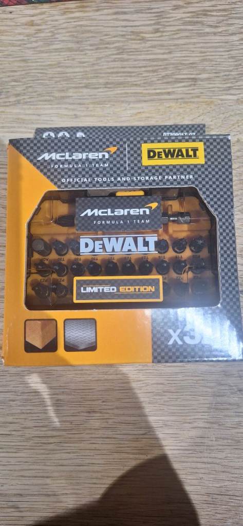 DeWalt Limited edition McLaren bitset