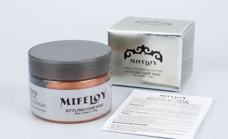 MIFELOY Rich  Gold Hair Styling Wax 120g - Temporary Colour & Style Easy Wash