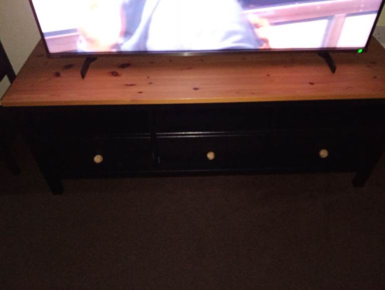 Large Black TV cabinet- £20