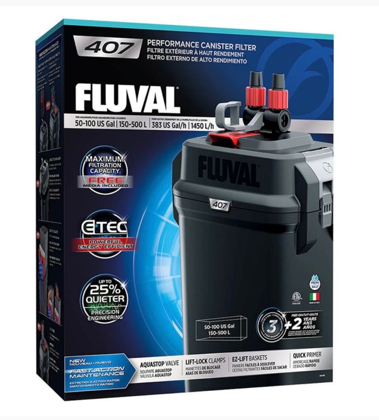 Brand new unopened Fluval 407 external filter 