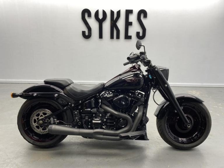 2019 Harley-Davidson FLFB Softail Fat Boy 107 in Vivid Black