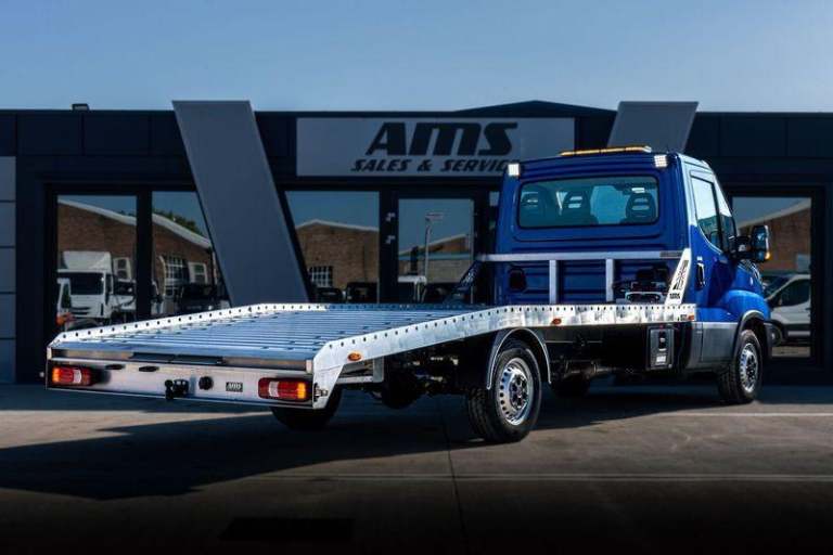 ALUMINIUM RECOVERY TRUCK BODY AMS E-BODY BEAVERTAIL CAR TRANSPORTER
