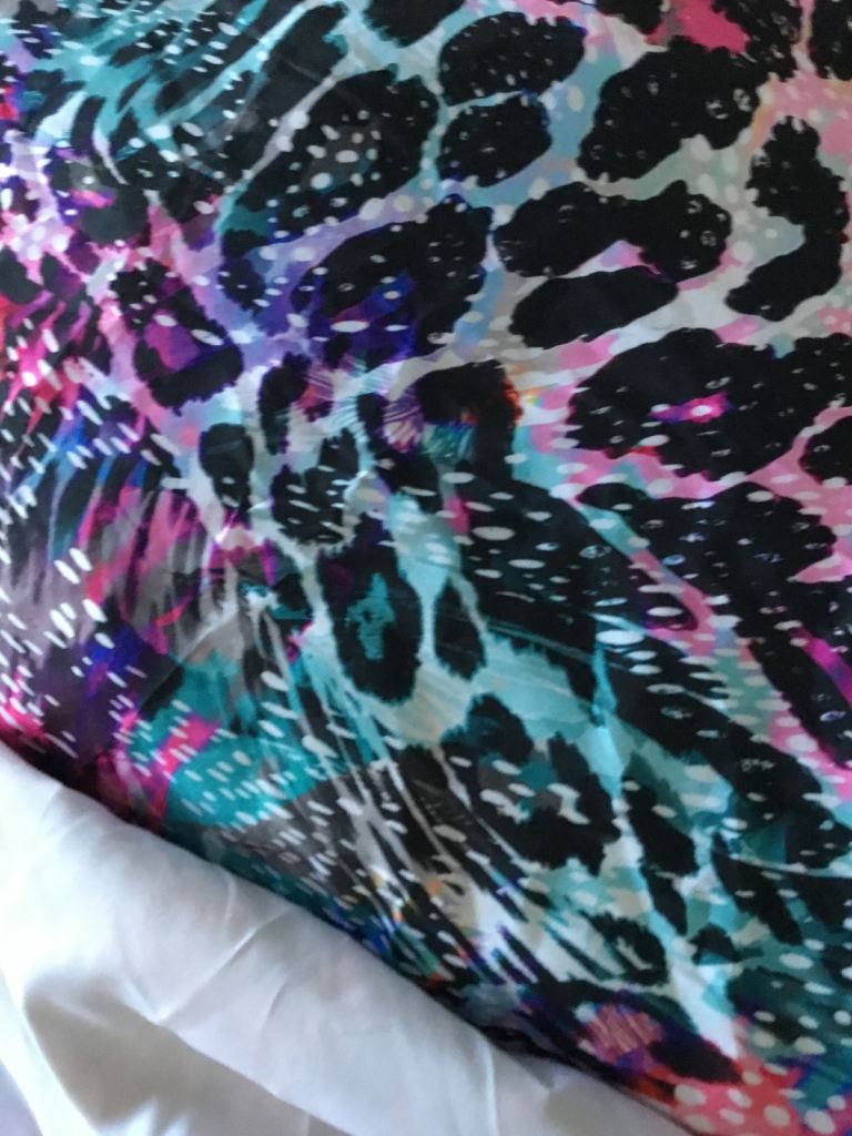 Single quilt cover multi coloured new 