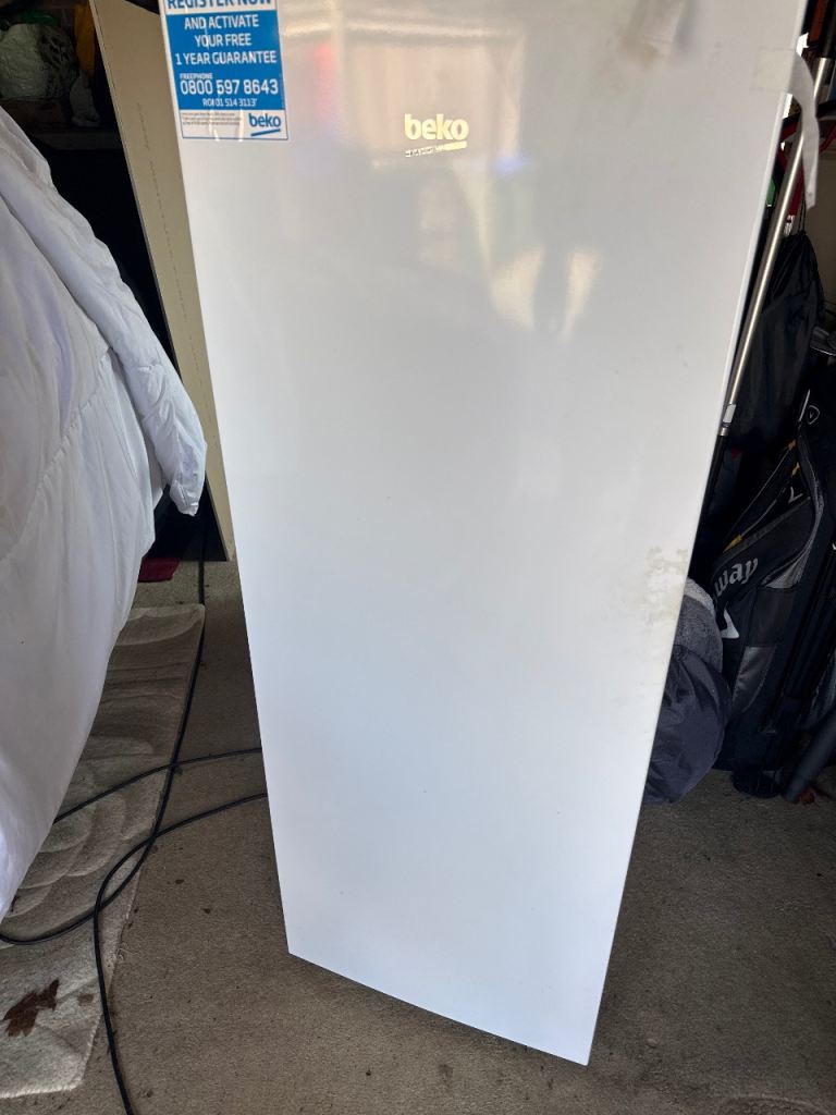 Beko Freestanding Freezer - White, Good Condition