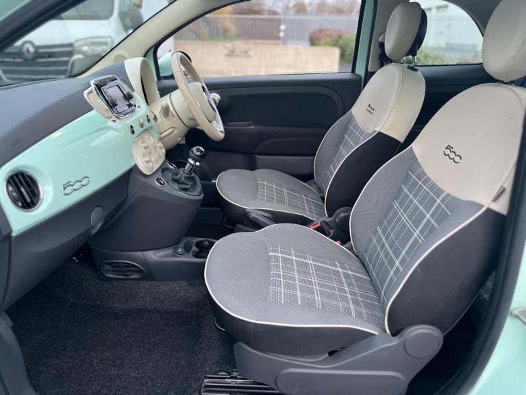 2016 Fiat 500 1.2 Lounge Euro 6 (s/s) 3dr HATCHBACK Petrol Manual