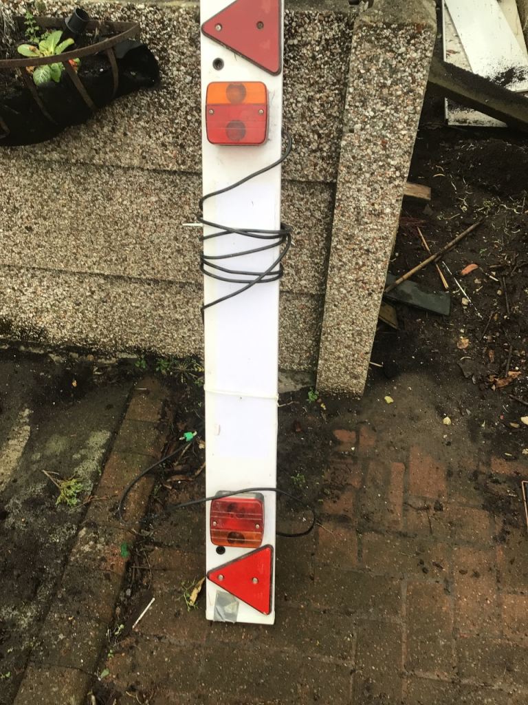 Number plate trailer caravan board