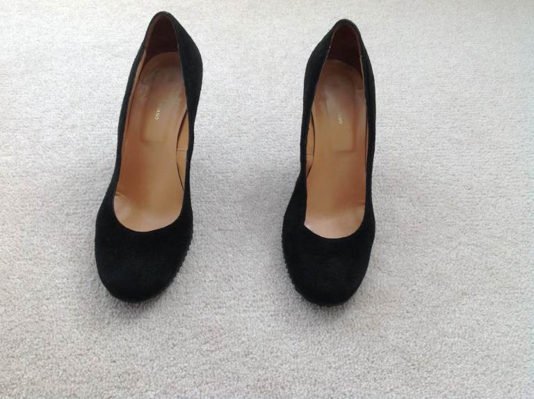 Black Suede Shoes - Italian 