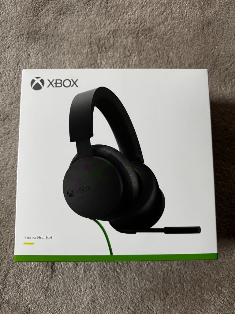 Official Xbox wired stereo headset