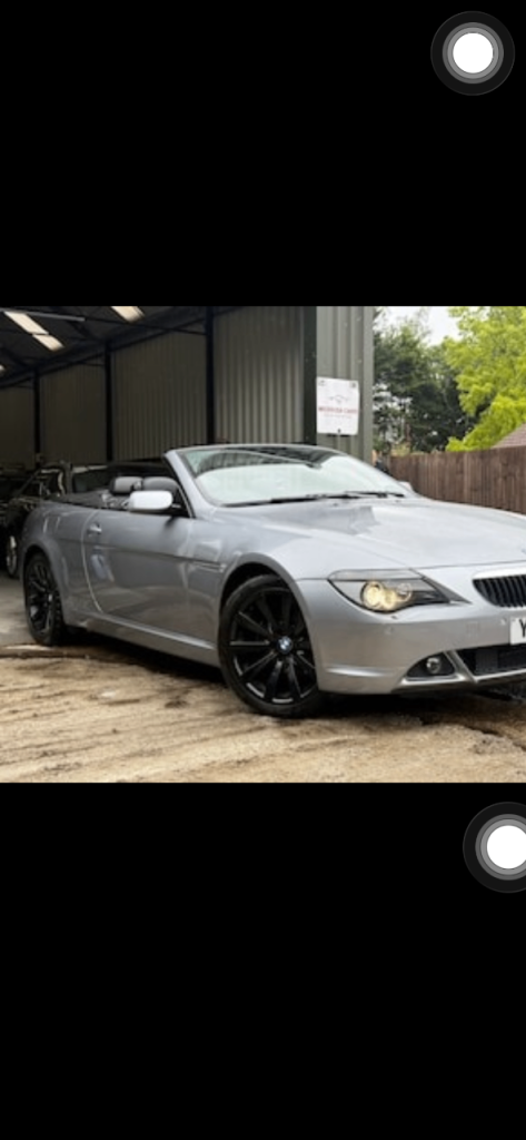 BMW 630 i convertible petrol in grey 