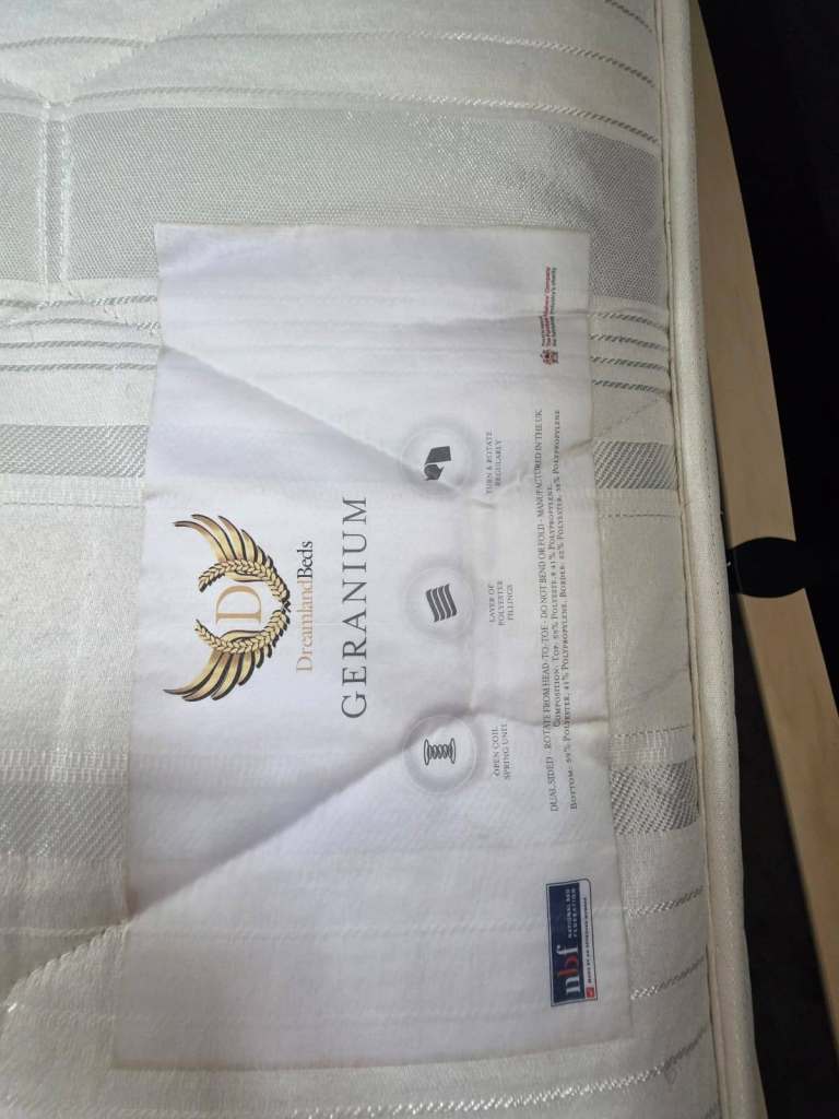 Dreamland Beds Geranium Mattress - Good Condition
