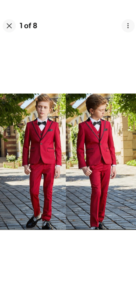 Boys page boy suits