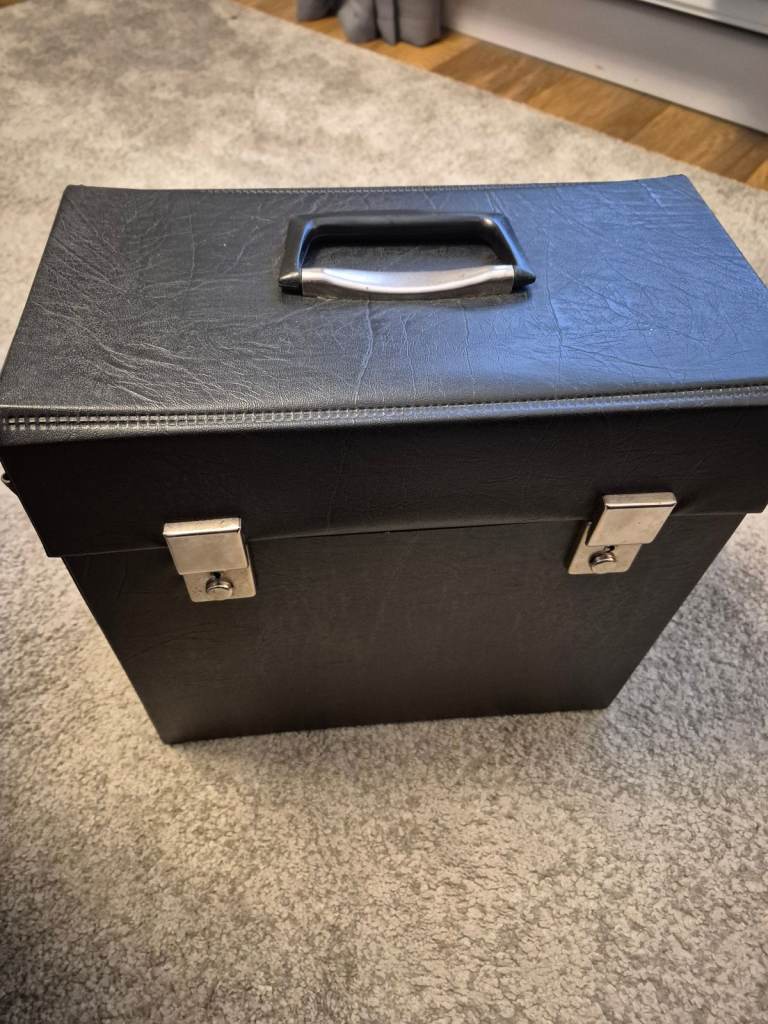 Album record storage box 