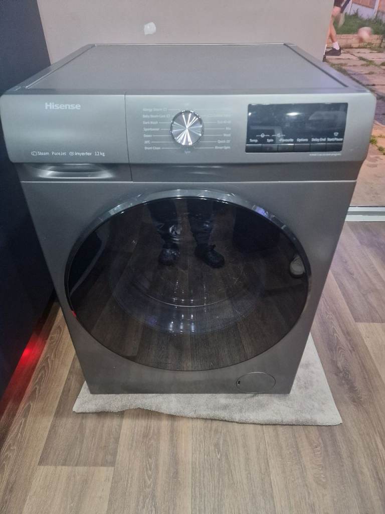 Hisense WFQA1214EVJMT Washing Machine 12kg – Good Condition