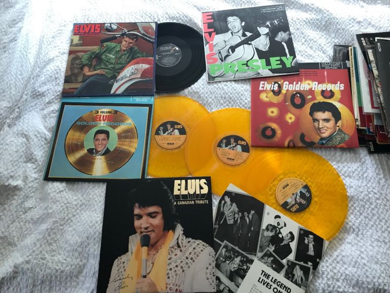 Elvis Presley vinyl rarities collection