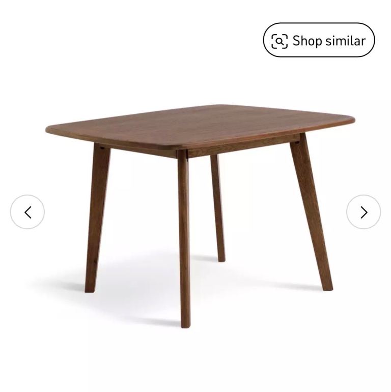Habitat Scion Esala Wood Veneer 4 Seater Dining Table