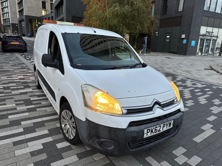 2012 CITROEN BERLINGO LX VAN 1.6 HDI DIESEL 5 SPEED MANUAL WHITE 3 SEATS NO VAT