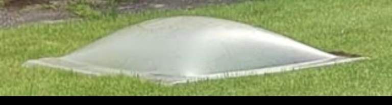 Skylight 1 used polycarbonate single skin skylight/roof dome