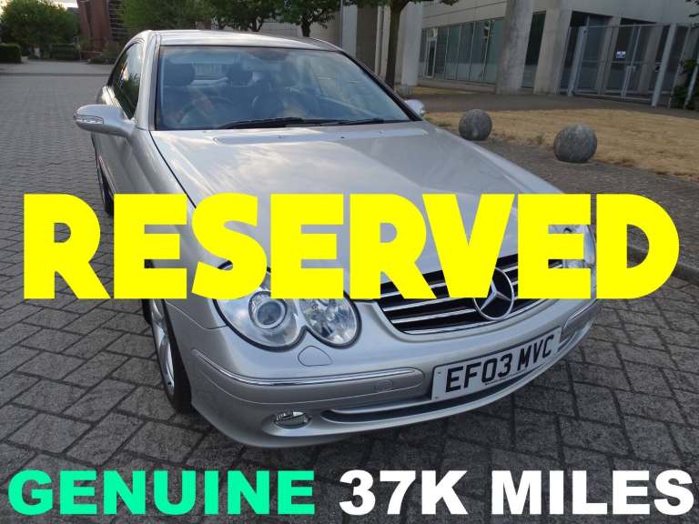 2003/03 MERCEDES-BENZ CLK 320 AVANTGARDE COUPE AUTO ++ NOW RESERVED ++