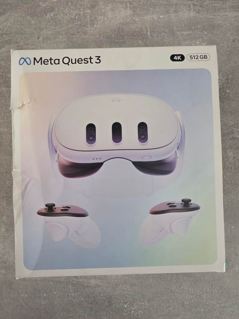 Meta Quest 3 VR Headset 512GB – like New in Box