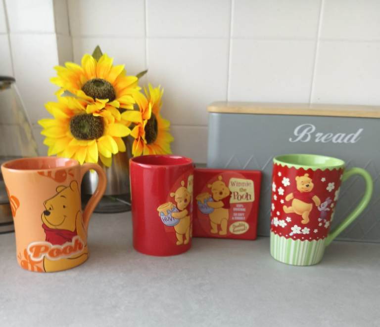 Disney Exclusive Large Pooh Bear Mugs