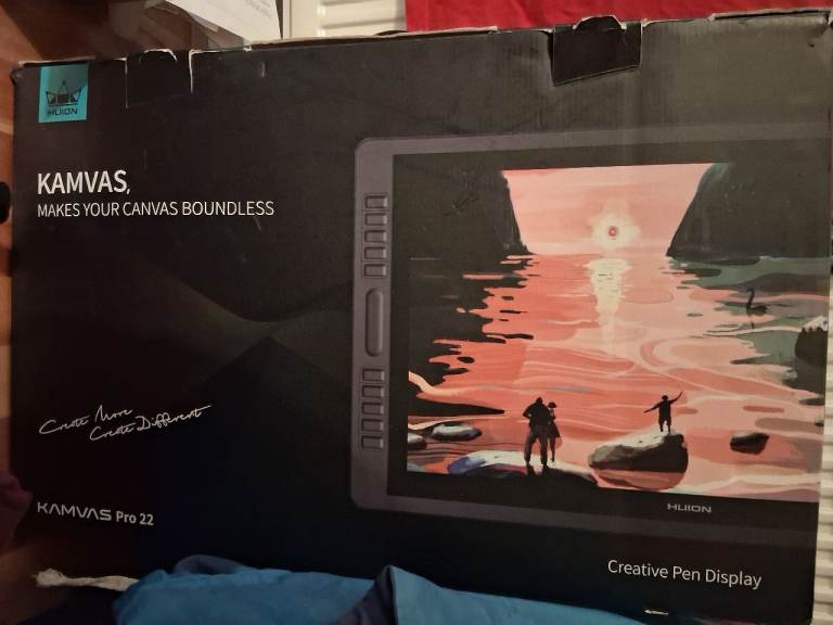 Huion Kamvas Pro 22 Display. 