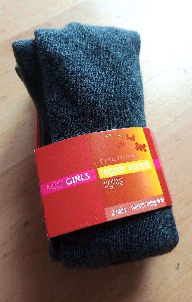 Brand New M&S Girl's tights size 4-6years