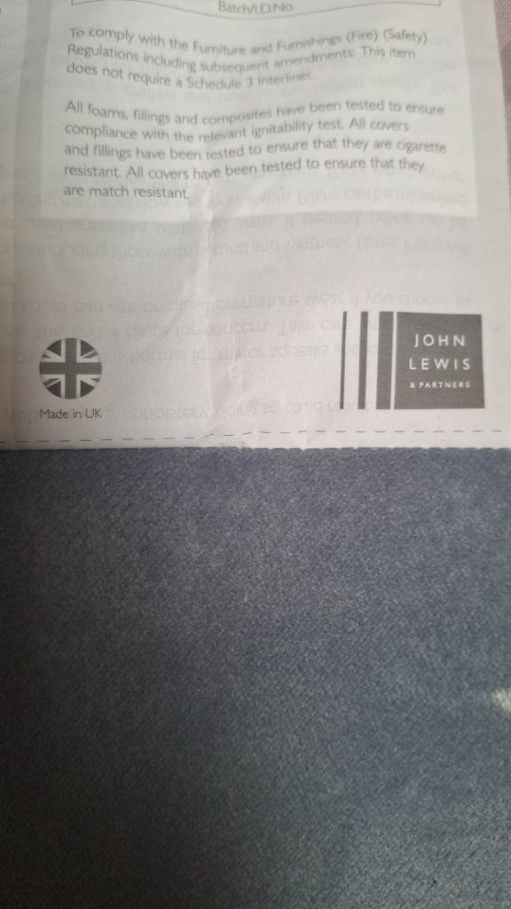 John lewis Bailey 2 seater sofa in blue velvet RRP £1400