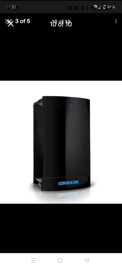 ORECK DUALMAX AIR PURIFIER