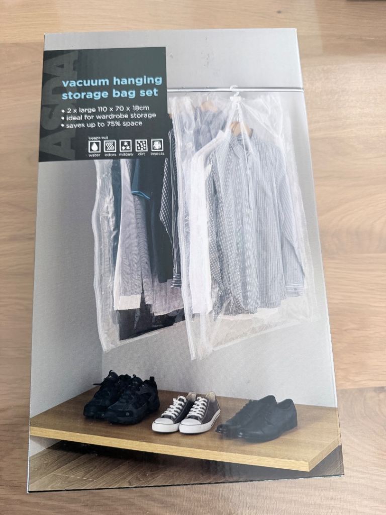 Vacuum Storage bags x 3 packs (2 bags per pack)