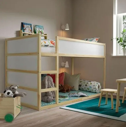 Kids IKEA Bunk Bed + Bed Tent