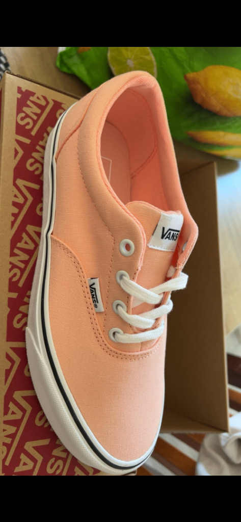 Tropical peach vans 