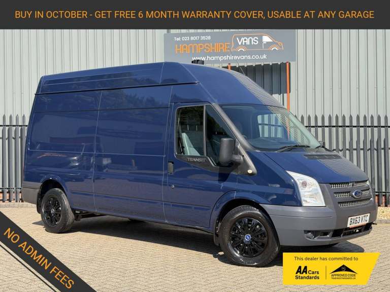 2013 Ford Transit 2.2 TDCi 350 Panel Van 3dr Diesel Manual FWD L2 H3 (209 g/km, 123 bhp) Panel Va...