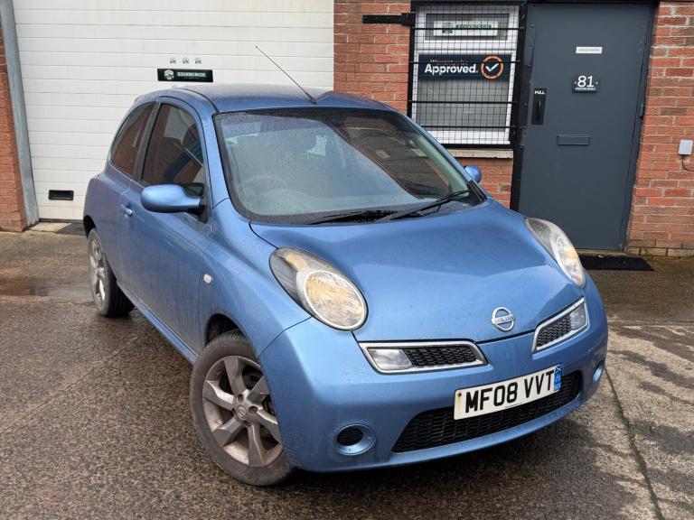 2008 NISSAN MICRA 1.4 Acenta+ 3dr, 1 Year MOT, Just been serviced, 118k miles