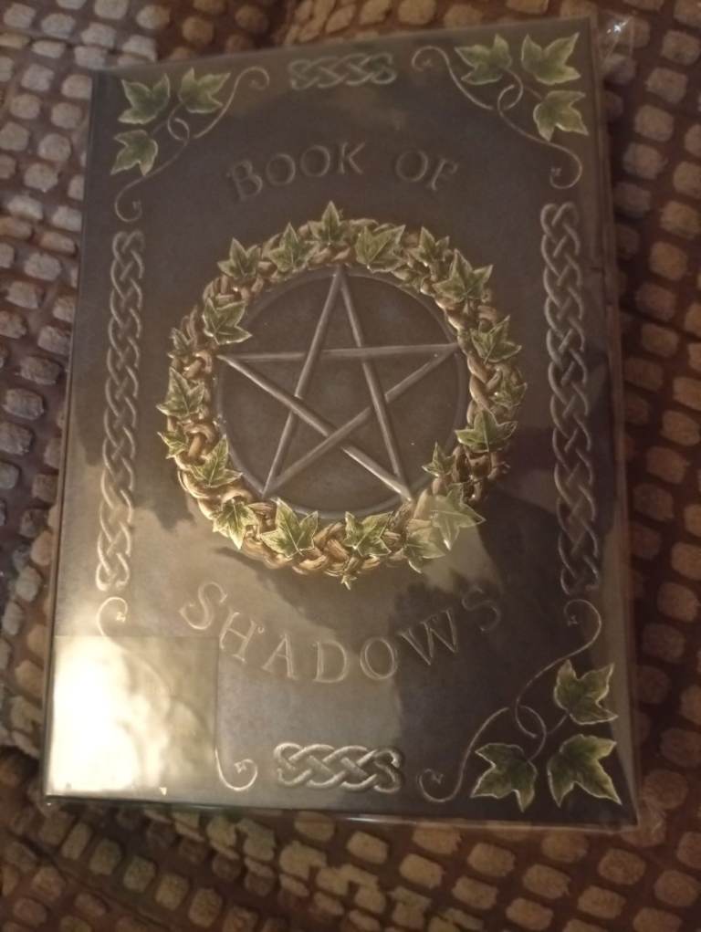 Nemesis Now Embossed Book of Shadows Pentagram Ivy Witch Occult
