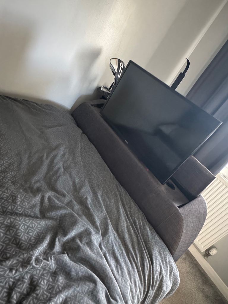 Double Bed with built in tv