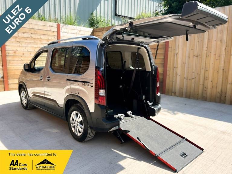 2021 Peugeot Rifter 3 Seat Wheelchair Accessible Disabled Access Vehicle WAV MPV Diesel Manual