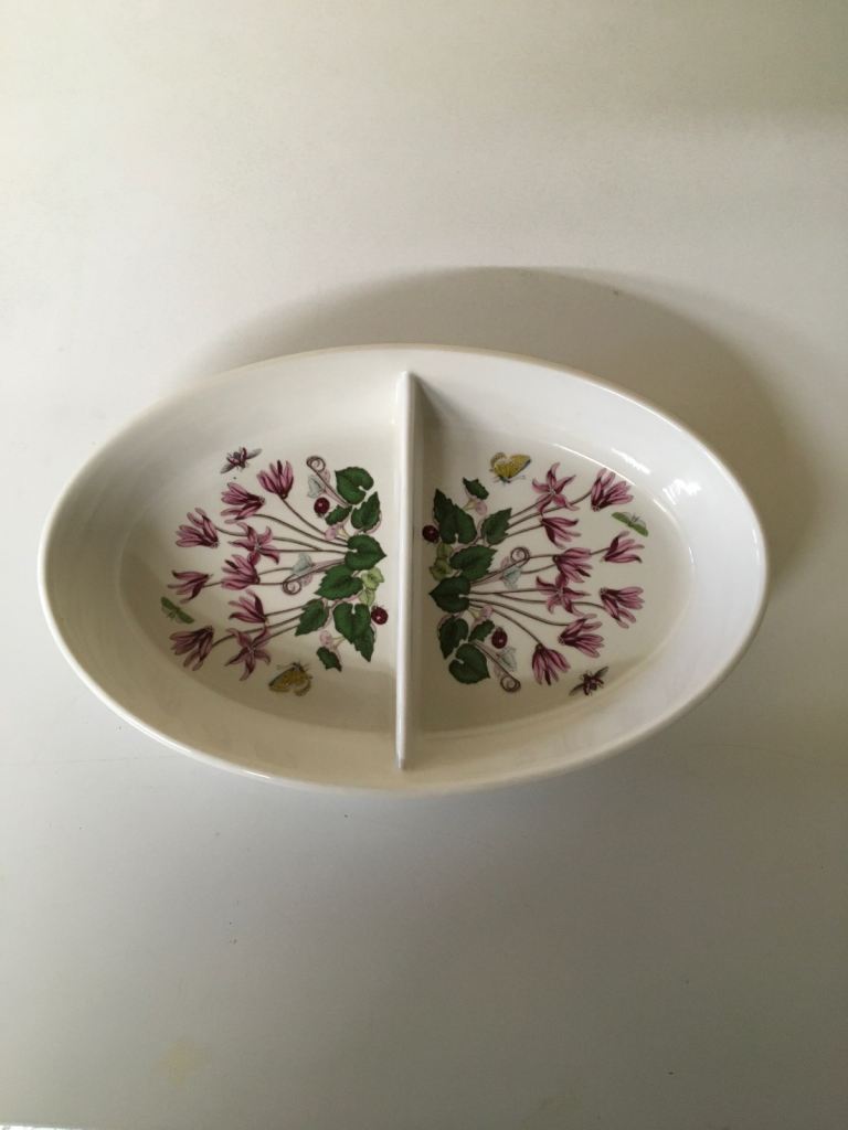 Portmerion Botantic Garden Cyclamen Divided Dish