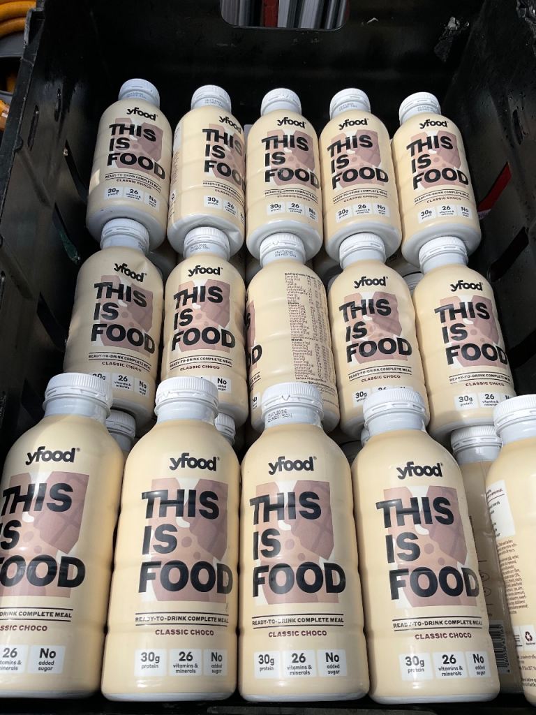 Protein  Drink Meal Yfood Classic Choco, Gluten free., Lactose free. 30 x500ml
