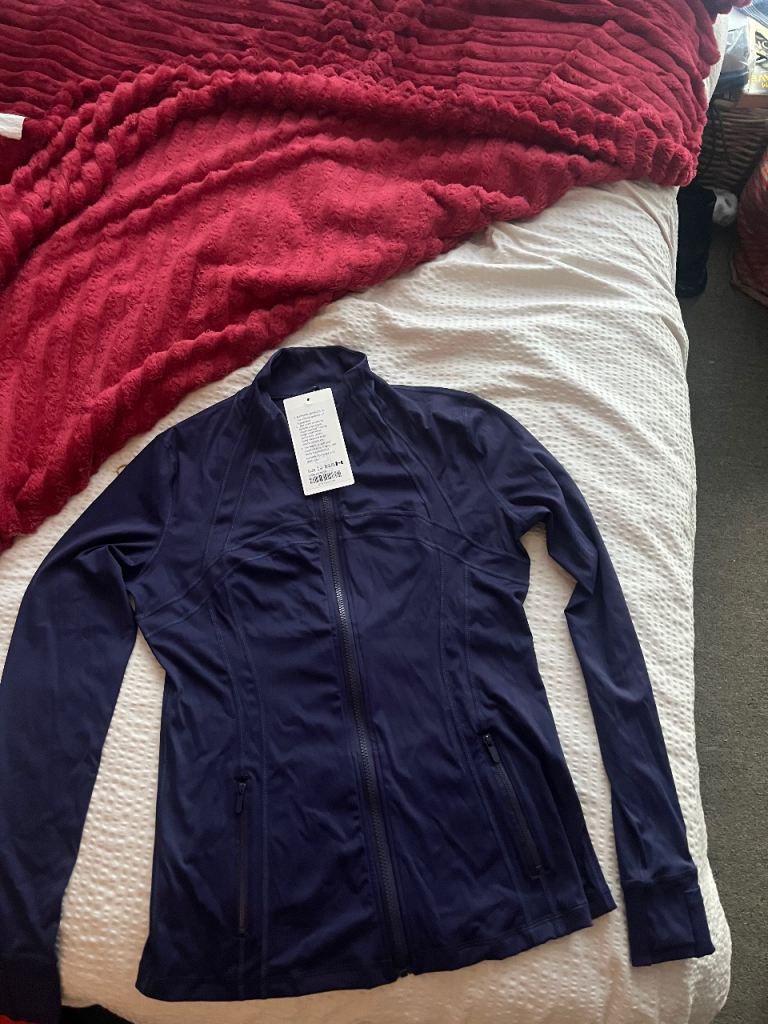Navy lululemon jacket brand new with tags