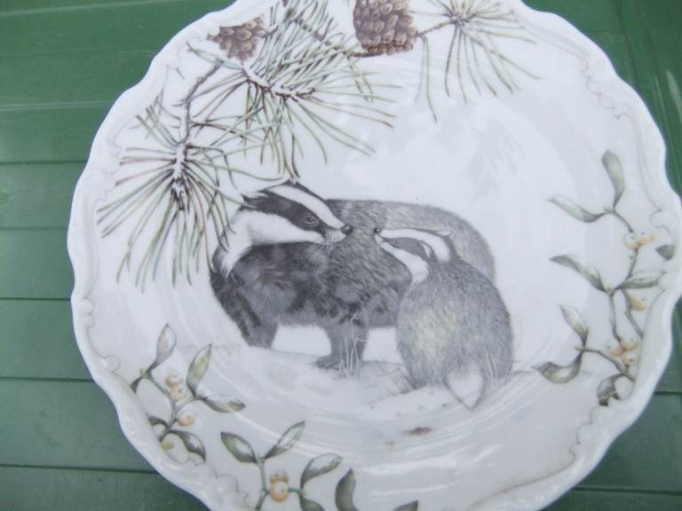 Royal Albert - The country walk collection  - Badgers 21cm Plate