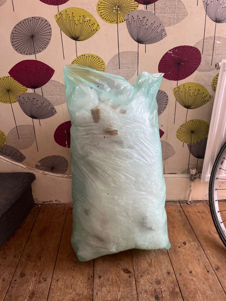 Free large bag of bubble wrap 