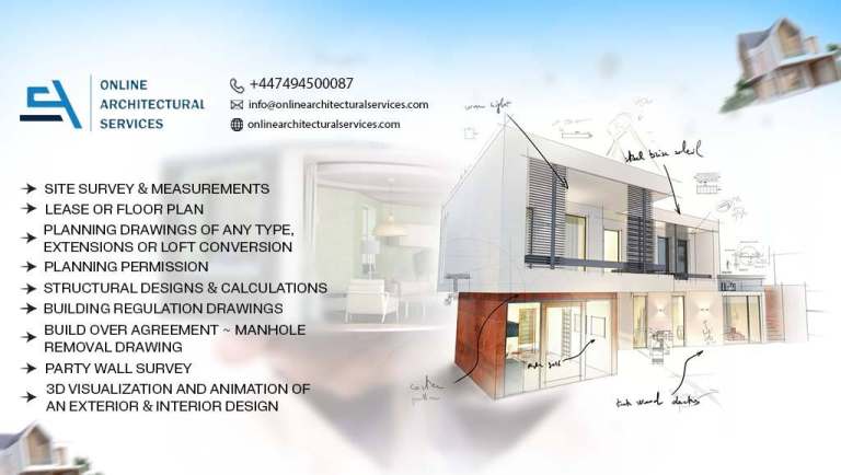 Architectural Services/ Planning Applications/ Drawings/ Extension/ Loft Design/ Structural Engineer