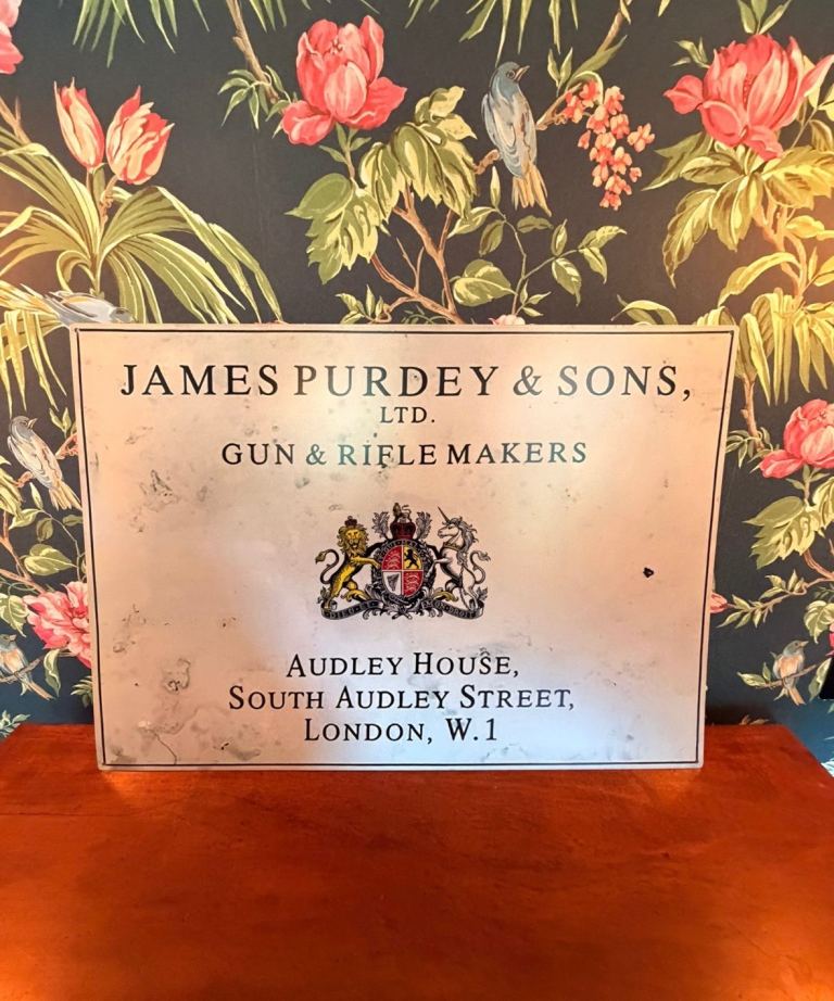 James Purdy Advertising Sign 