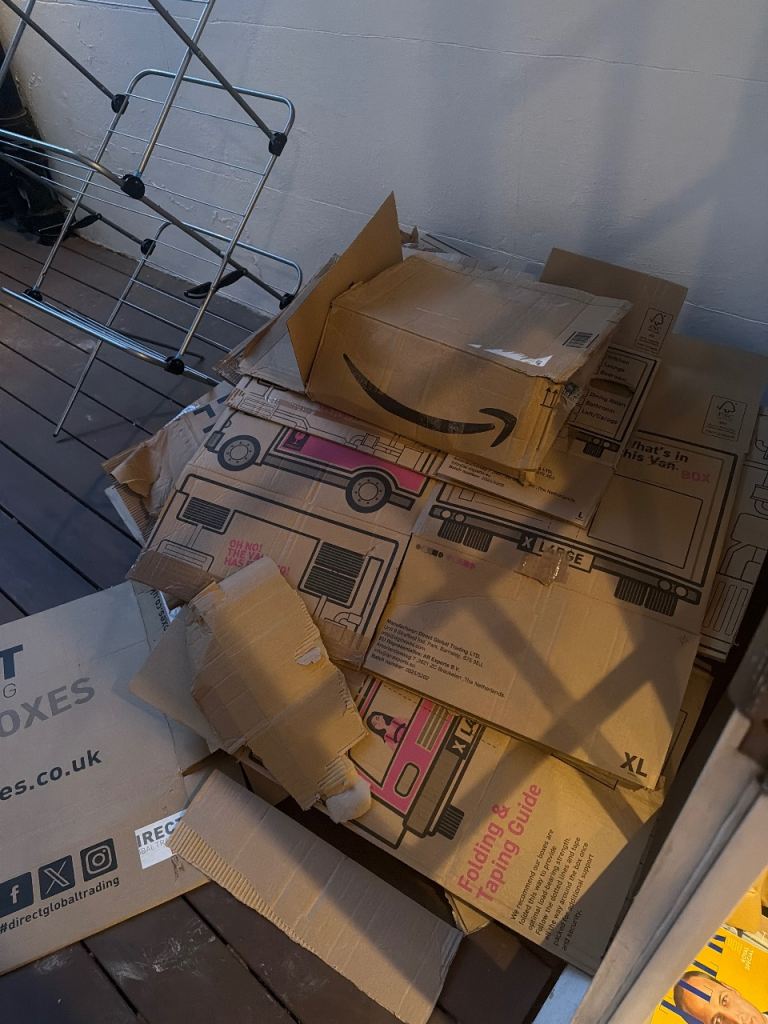 Good Condition Moving Boxes - Mix of Medium & Large