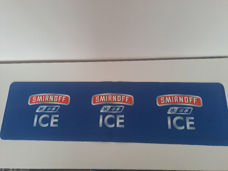Smirnoff Ice Bar Mat Runner bar mancave 