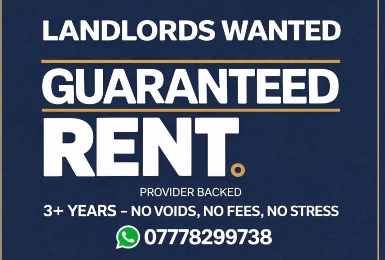 Hands-Free Letting: Secure Guaranteed Rent for 3+ Years"