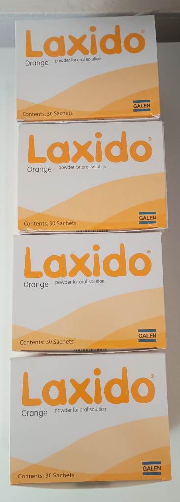 LAXIDO ORANGE POWDER SUGAR FREE - 30 SACHETS BUNDLE OF 4