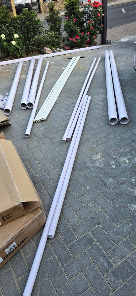 New PVC Pipes and Fittings – Various Sizes Available